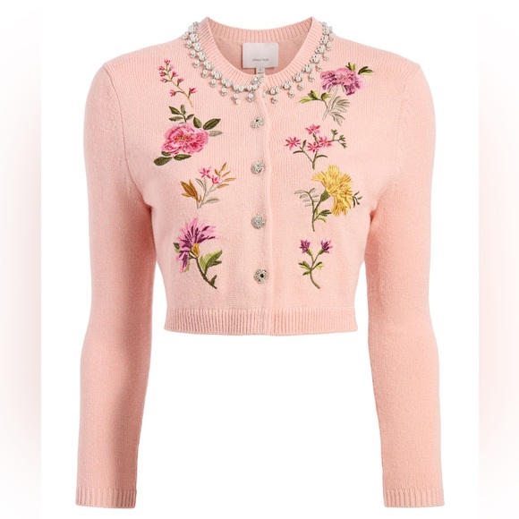 cinq a sept Sweaters - Cinq a Sept Isolde Floral Embroidered Cardigan